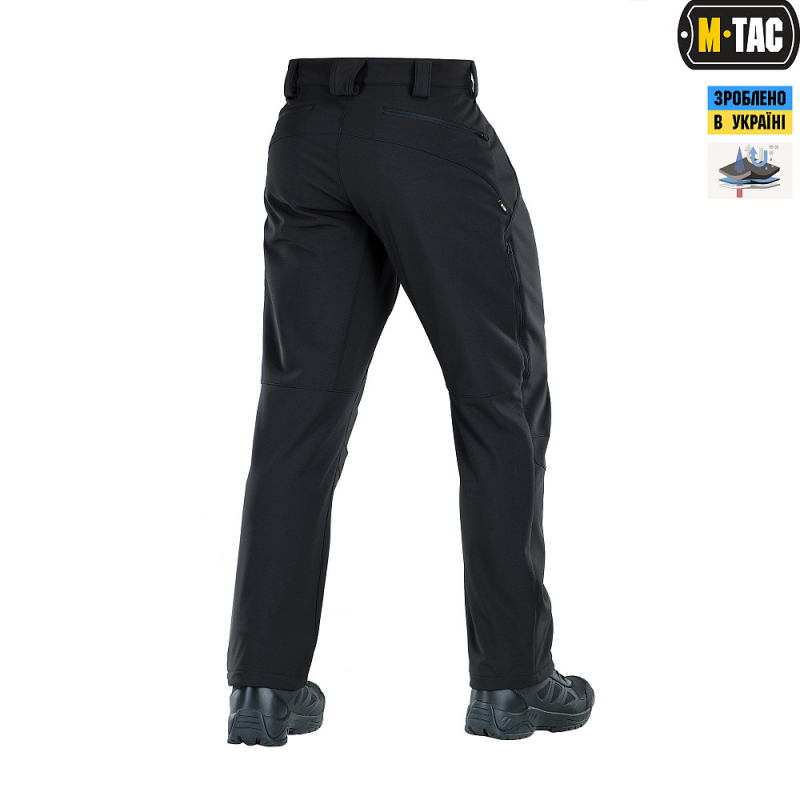 Штани M-Tac Soft Shell Vent Black Size 28/30