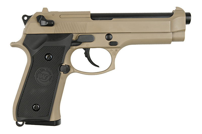 Страйкбольний пістолет Beretta M92 GBB Tan