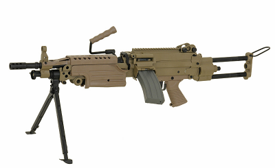 Страйкбольний кулемет A&amp;K TGG AK249P DARK EARTH