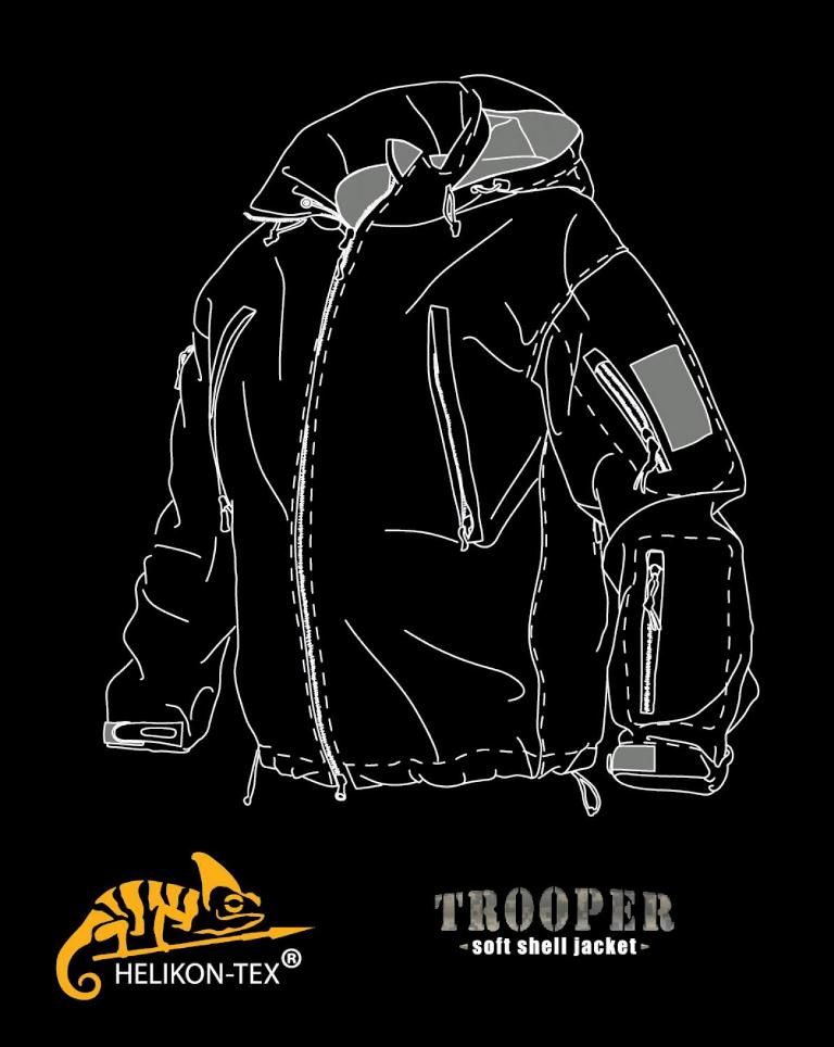 Куртка Helikon-Tex Softshell Trooper Coyote Size M
