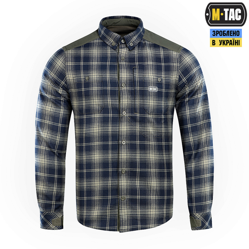 Сорочка M-Tac Redneck Shirt Olive/Navy Blue Size L/R