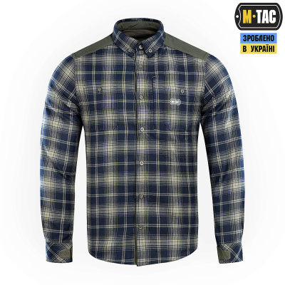 Сорочка M-Tac Redneck Shirt Olive/Navy Blue Size S/L