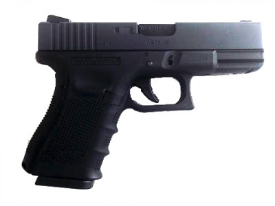 Страйкбольний пістолет WE Glock 23 Gen.4 GBB Black