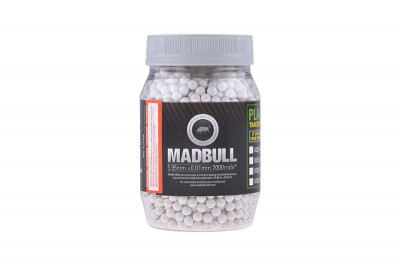Страйкбольні кулі MADBULL Heavy White BBs 0,40g 2000 шт