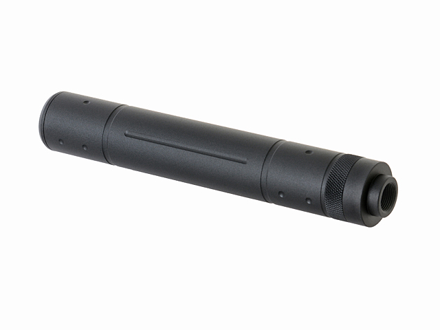 Страйкбольний глушник M-Etal 195x30mm Dummy Sound Suppressor Black