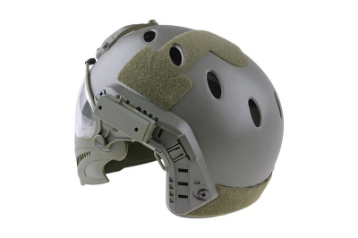 Шолом Ultimate Tactical FAST PJ Piloteer Helmet Replica Olive