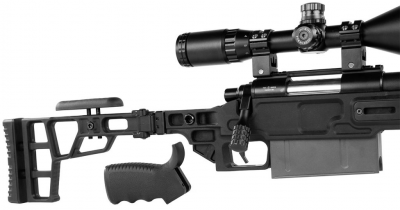 Страйкбольна снайперська гвинтівка Novritsch SSG10 A3 2,2 Joules Long Black