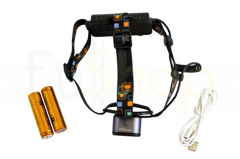 Ліхтар налобний Police BL-2128-2T6-USB