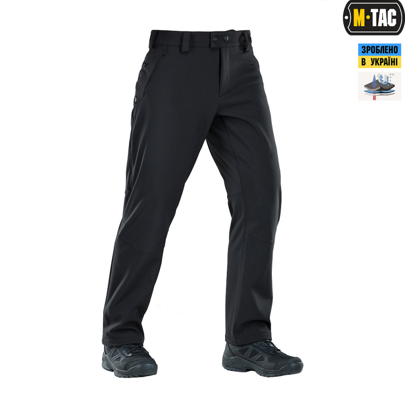 Штани M-Tac Soft Shell Vent Black Size 40/32