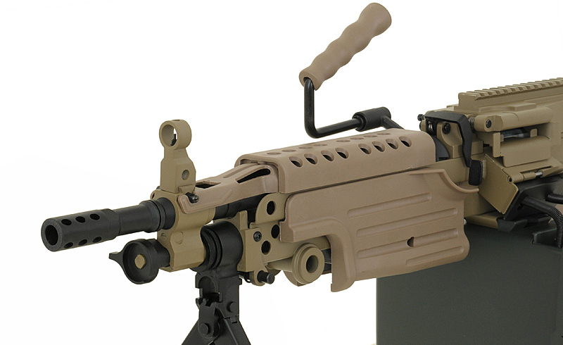 Страйкбольний кулемет A&amp;K TGG AK249P DARK EARTH