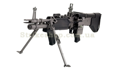 Страйкбольний кулемет A&amp;K Mk43 Mod 0 Black