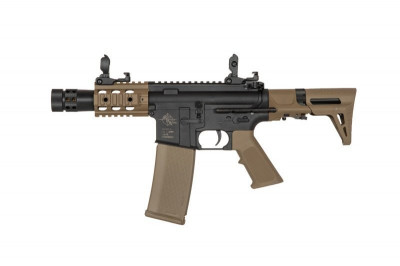 Страйкбольна штурмова гвинтівка Specna Arms M4 RRA SA-C10 PDW CORE Half-Tan