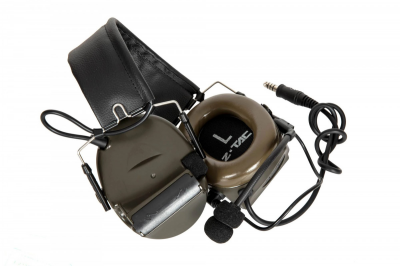 Навушники активні з комунікатором Z-Tactical Comtac II Olive