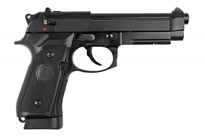 Страйкбольний пістолет KJW Beretta M9A1 CO2 - Black