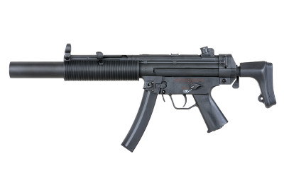 Страйкбольний пістолет-кулемет Cyma MP5 SD6 CM.041 Blue Limited Edition