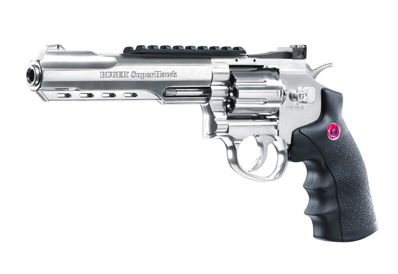Страйкбольний револьвер Umarex Ruger SuperHawk 6&quot; CO2 Silver