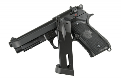 Страйкбольний пістолет KJW Beretta M9A1 CO2 - Black