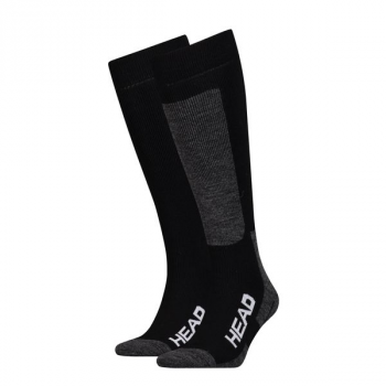 Набір шкарпеток гірськолижних Head Unisex Ski Kneehigh 2-pack Black