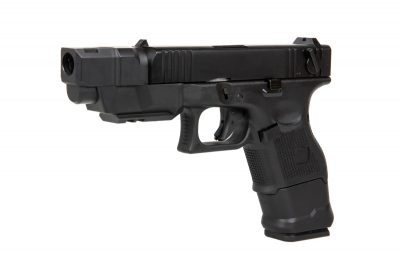 Страйкбольний пістолет D-Boys Glock 26 Advanced Full Auto Green Gas Black