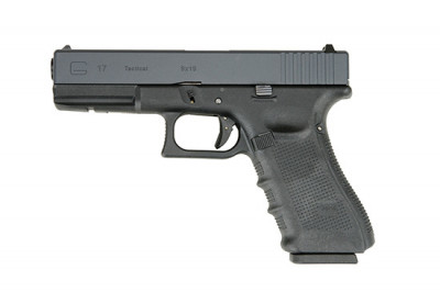 Страйкбольний пістолет WE Glock 17 Gen4. GBB Black