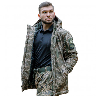 Куртка зимова Smilo Pixel Softshell Size L