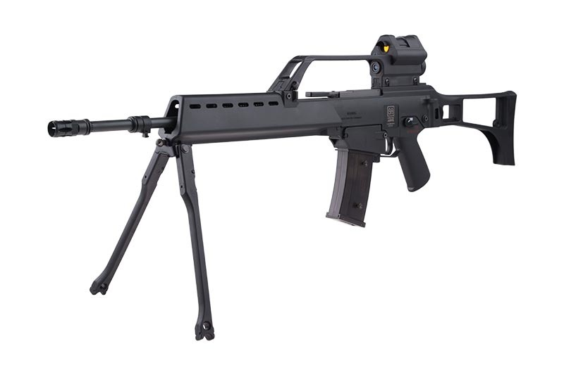 Страйкбольна штурмова гвинтівка Specna Arms G36 SA-G13 With Bipod EBB Black