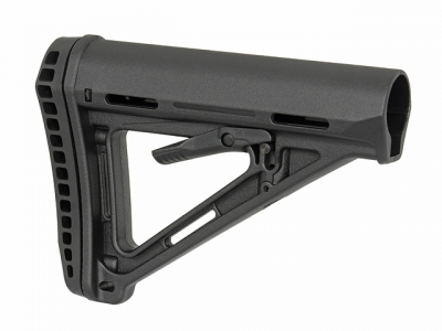 Приклад Big Dragon Ergonomic Carabine Stock W/Enhanced Rubber Butt-Pad Black
