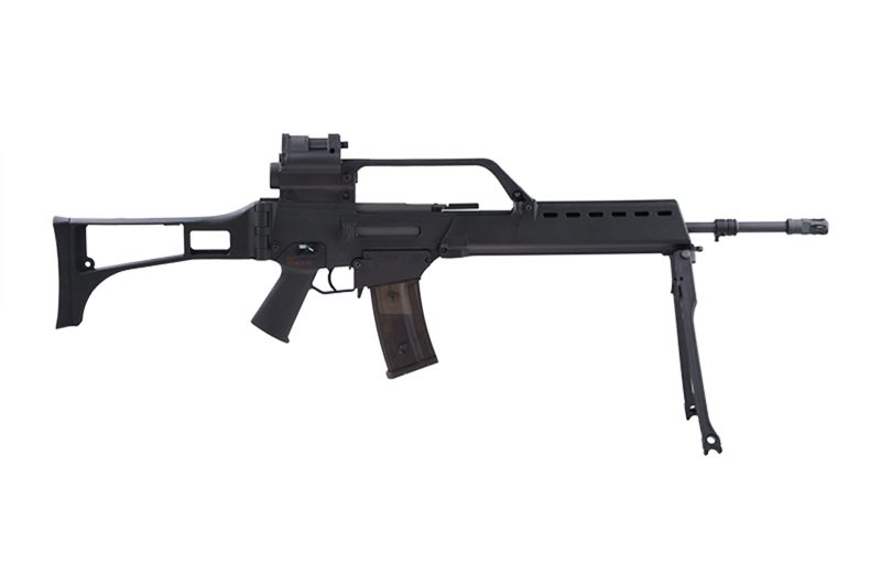 Страйкбольна штурмова гвинтівка Specna Arms G36 SA-G13 With Bipod EBB Black