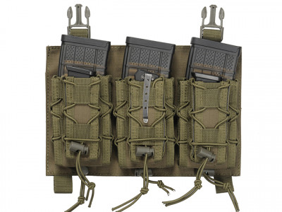 Панель 8Fields Buckle Up Speed Triple Rifle/Pistol Mag Pouch Olive