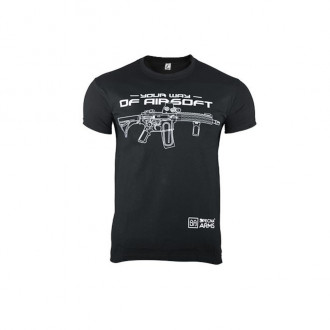 Футболка Specna Arms Your Way of Airsoft V.2 Black Size S