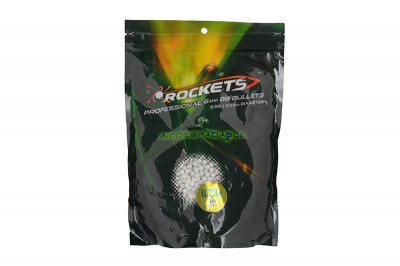 Страйкбольні кулі Rockets Professional BIO 0,23g 1kg White