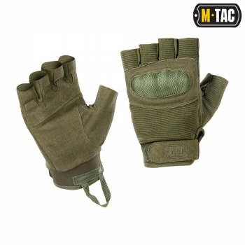 Тактичні рукавиці M-Tac Assault Tactical Mk.3 безпалі Olive