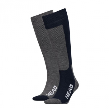 Набір шкарпеток гірськолижних Head Unisex Ski Kneehigh 2-pack Blue/Grey