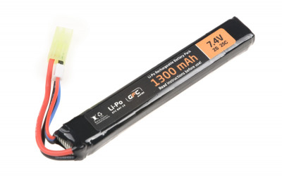 Акумулятор GFC LiPo 1300 mAh 7.4V 25C Stick