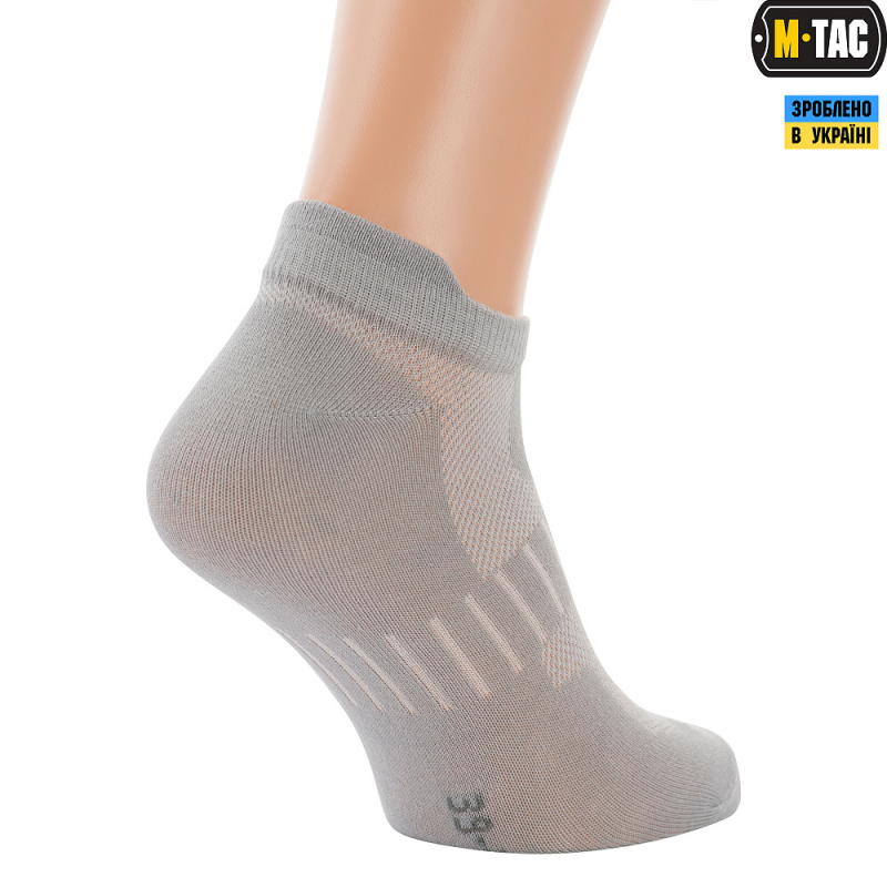 Шкарпетки M-TAC Легкі Спортивні Light Grey Size 43-46