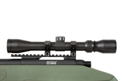 Страйкбольна снайперська гвинтівка Specna Arms M62 SA-S02 Core With Scope and Bipod Olive