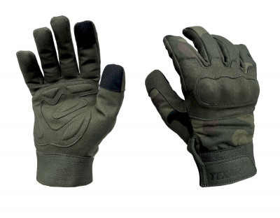 Тактичні рукавиці Texar Combat Pl Camo Size L