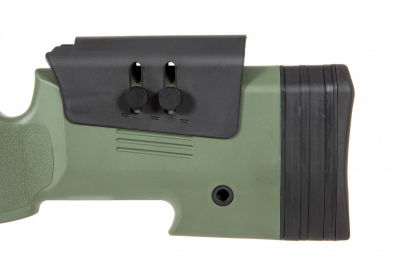 Страйкбольна снайперська гвинтівка Specna Arms SA-S03 Core with Scope and Bipod Olive Drab