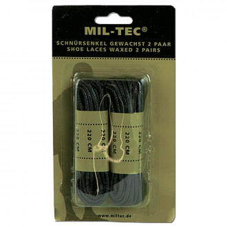 Шнурки Mil-Tec 220 см Black