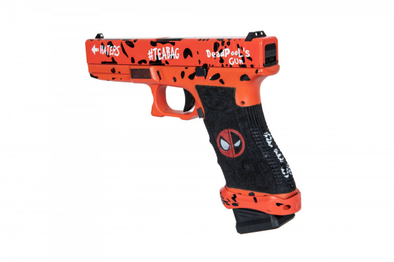 Страйкбольний пістолет D-Boys Glock 17 Gen.4 301 DeadPool Style