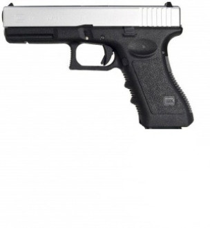 Страйкбольний пістолет Glock 17 ARMY Silver