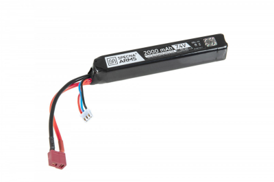 Акумулятор Specna Arms LiPo 7,4V 2000mAh 15/30C Battery - T-Connect
