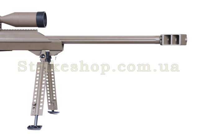 Страйкбольна снайперська гвинтівка Barrett M99 Snow Wolf Tan