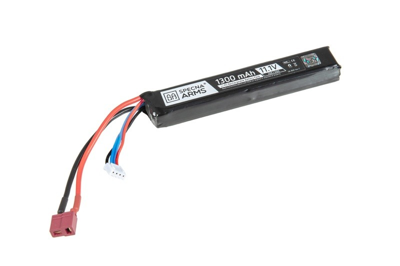Акумулятор Specna Arms LiPo 11,1V 1300mAh 20/40C T-Connect (Deans)
