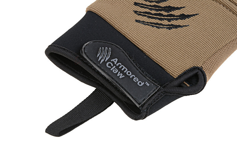 Тактичні рукавиці Armored Claw CovertPro Half Tan Size M