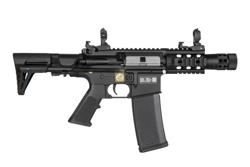 Страйкбольна штурмова гвинтівка Specna Arms M4 RRA SA-C10 PDW CORE Black