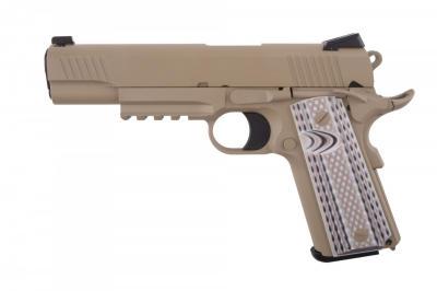 Страйкбольний пістолет WE Colt 1911 M45A1 Tan