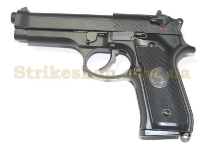 Страйкбольний пістолет Beretta M92F/M9 KJW Plastic Green Gas