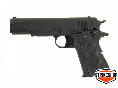 Страйкбольний пістолет STTI Colt 1911 Green Gas Black