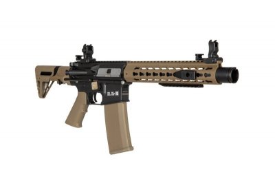 Страйкбольна штурмова гвинтівка Specna Arms M4 RRA SA-C07 PDW CORE Half-Tan
